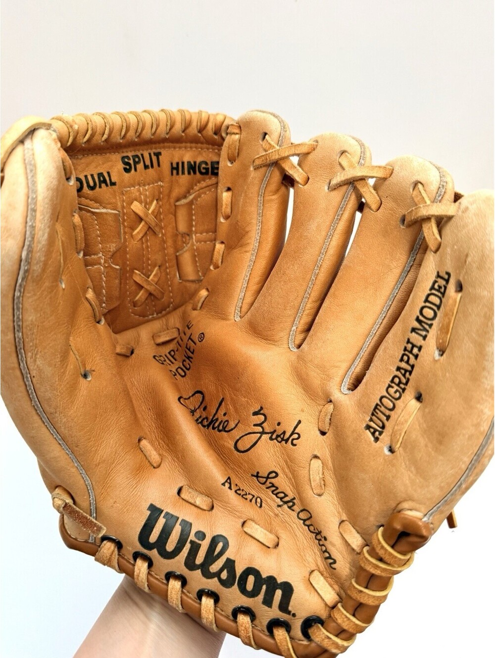 Wilson Richie Zisk A2270 Autograph Baseball Glove Leather RHT Vintage